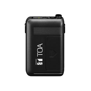 TOA WM-5325 D04 EMETTEUR SANS FIL de poche, ss microphone, rechargeable, 863-865MHz