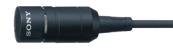 SONY ECM-66B MICRO CRAVATE uni., alim., batterie ou 12-48V, noir