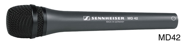 SENNHEISER MD 42 MICRO dynamique, omnidirectionnel, à main, interview