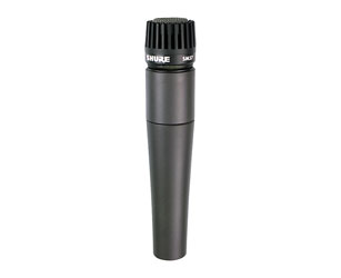 SHURE SM57 MICRO instrument/voix, cardioïde, dynamique, caisse claire/corps creux guitare/cuivres