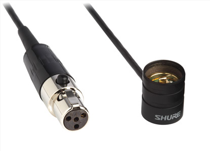 SHURE C122 CORDON pour micro MX/WL, connecteur TA4F 4pts