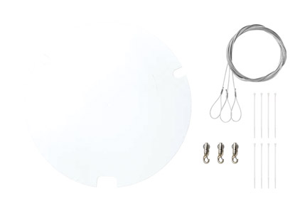 SHURE A900W-R-GM KIT DE SUSPENSION GRIPPLE MXA920, avec cache blanc