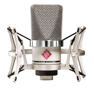 NEUMANN TLM 102 STUDIO SET KIT MICRO avec suspension élastique EA 4, nickel