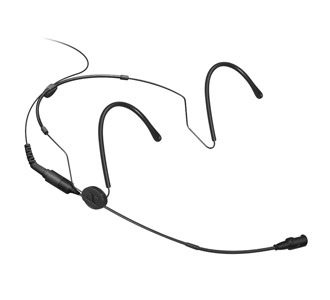 SENNHEISER 009866 HSP 2-EW MICROPHONE tour de tête, électret, omni, jack 3.5mm pour EW G3/G4 TX, noir