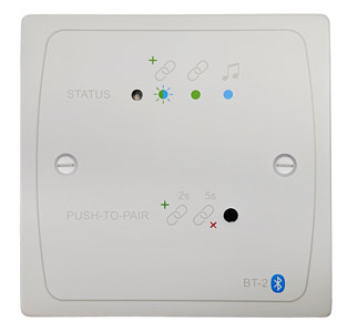 CLOUD BT-2EW PLAQUE D'ENTREE BLUETOOTH Bluetooth, port d'extension, liaison, blanc