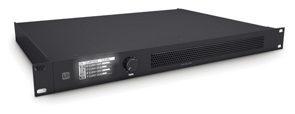 LD SYSTEMS CURV 500 I AMP AMPLI DE PUISSANCE 4x 240W, instal.rack 1U, DSP