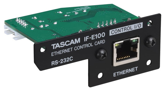 TASCAM IF-E100 ETHERNET CARD For CD-400UDAB