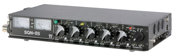 SQN SQN-5S SERIES II MELANGEUR stéréo, MS, 5 canaux, portable, PPMs, échelle SMPTE