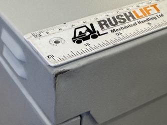 LANDE ES4554507/G-L WALL RACK CABINET IP55, 7U, 450d, with steel door, grey (damaged)