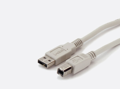 CORDON USB 2.0, Type A mâle - Type B mâle, 2m