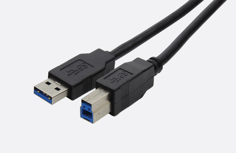 CORDON USB 3.0, Type A mâle - Type B mâle, 5m
