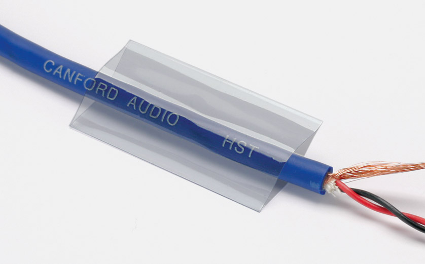 GAINE THERMORETRACTABLE SEMI-RIGIDE transparente, 12,7mm, long. 0,2m