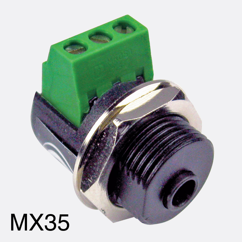 BTX CA-MX35M FICHE MINI Jack 3.5mm 3pts, borne à vis