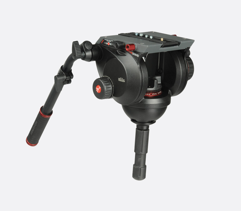 MANFROTTO 509HD ROTULE type fluide, tension inclin/pano réglable ...