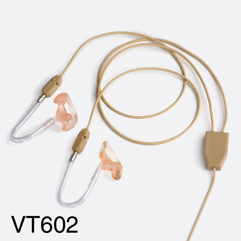 VOICE TECHNOLOGIES VT602 CASQUE STEREO cordon droit, beige
