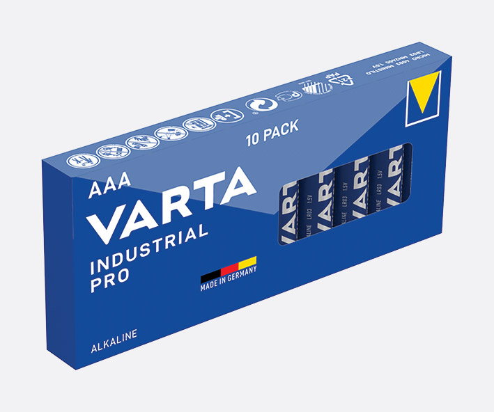 VARTA 4003 PILE format AAA, alcaline, 1.5V, pack de 10