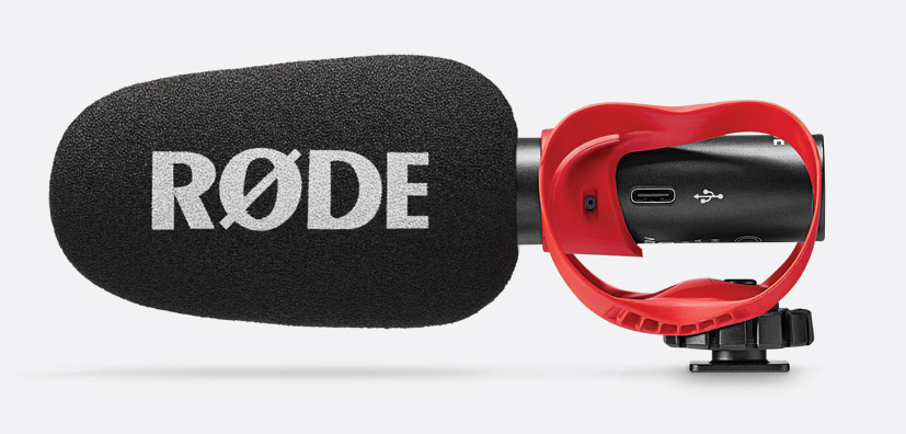 RODE VIDEOMIC GO II MICROPHONE condensateur, supercardioïde, sur caméra,  sortie 3.5mm jack/USB