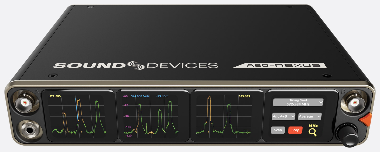 SOUND DEVICES A20-RX RECEPTEUR SANS FIL portable, 2 canaux, compatible  SuperSlot, 470-1525MHz