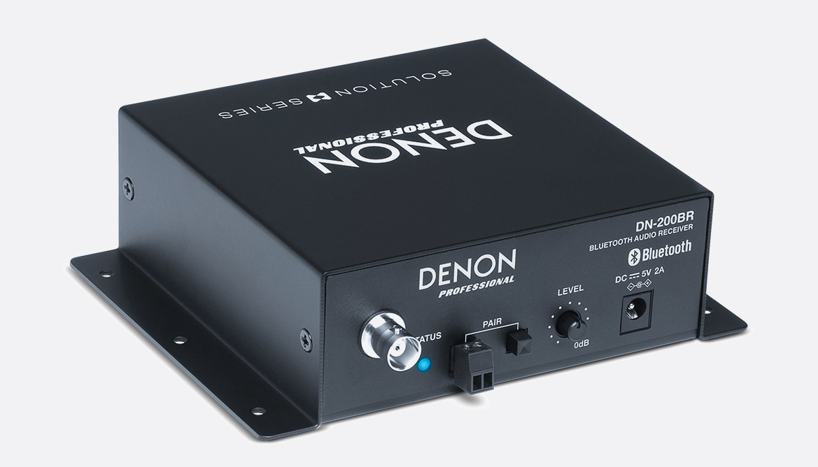 DENON DN-200BR RECEPTEUR AUDIO BLUETOOTH stéréo, sortie sym/asym, XLR, jack  6.35mm