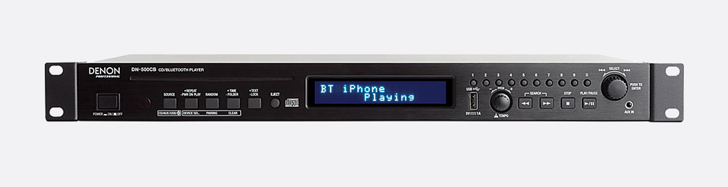 Lecteur multimédia Tuner FM avec lecteur CD MP3, USB et SD