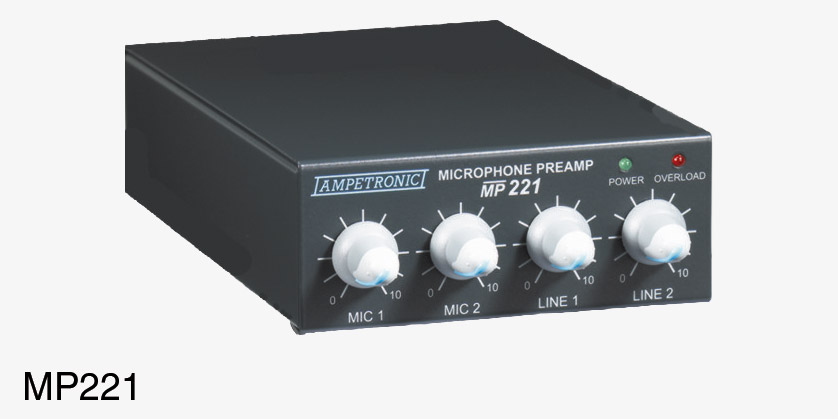 AMPETRONIC MP211 PRE-AMPLI MICRO