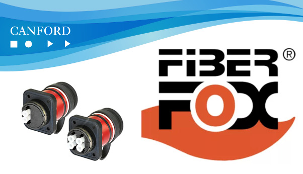 Fiber Fox by Neutrik connectors and logo