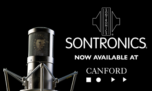 Les microphones Sontronics désormais disponibles chez Canford