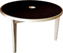 CANFORD TABLE ACOUSTIQUE frêne, ronde 1220mm, Black Magic