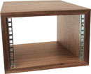 CANFORD ES4123004/W MINI CAISSON DEMI-RACK 4U, prof.300mm, noyer