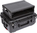 SKB 3I-2215M82U iSERIES FLIGHT RACK dim.internes 330x483x89mm, 2U cage, noir