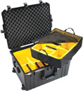 PELI 1637 AIR CASE dim.internes 595x446x337mm, avec séparateurs rembourrés, noir