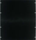 CANFORD PANNEAU VIERGE POUR RACK 12U, acier, peinture noire
