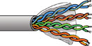 DRAKA - CÂBLE MULTIPAIRES - CAT5E - Conducteurs multibrins - Données - Ignifugés