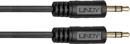 LINDY 35641 MINI JACK CABLE, 3-pole, 3.5mm to 3.5mm, moulded, 1m