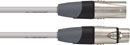 CANFORD CONNECT CABLE XLR3F-XLR3M-HST-0.5m, gris