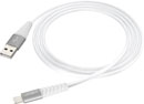 JOBY CHARGE AND SYNC CORDON Lightning, certifié Apple MFi, nylon tressé, 2.4A, 1.2m, blanc