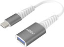 JOBY USB-C TO USB-A 3.0 ADAPTER ADAPTATEUR 5Gbps, 2cm, gris