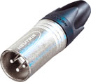 NEUTRIK NC3MXX XLR FICHE mâle, corps nickel, contacts argent