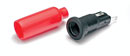 PORTE-FUSIBLE 20mm Capot isolant, rouge