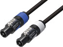CANFORD AC MAINS CORDSET Powercon NAC3FCA - Powercon NAC3FCB, 1.5mm cable, PVC 1m, black, 1m, black