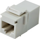 TUK KEYSTONE RACCORD RJ45 DOS-A-DOS Cat5E, blanc