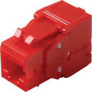 TUK KEYSTONE EMBASE IDC RJ45 Cat6, sans outil, rouge