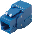 TUK KEYSTONE EMBASE IDC RJ45 Cat6, sans outil, bleu