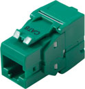 TUK KEYSTONE EMBASE IDC RJ45 Cat6, sans outil, vert