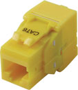 TUK KEYSTONE EMBASE IDC RJ45 Cat6, sans outil, jaune