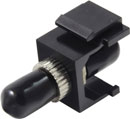 TUK KEYSTONE RACCORD FIBRE ST vers ST, multimode, simplex, noir/noir