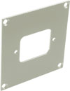 CANFORD PLAQUE DE CONNEXION MODULAIRE UNIVERSAL 1x découpe IEC femelle, gris clair