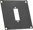 CANFORD PLAQUE DE CONNEXION MODULAIRE UNIVERSAL 1x découpe DVI, noir