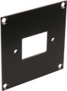 CANFORD PLAQUE DE CONNEXION MODULAIRE UNIVERSAL 1x découpe IEC mâle, noir