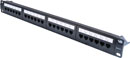 TUK PANNEAU DE CONNEXION CAT6 1U 1x 24 RJ45 , non-blindés, câblage vertical